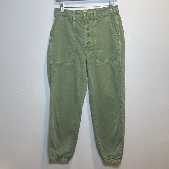 Madewell Griff Pull-On Tapered Fatigue Cargo Pants Size 27 - Picture 1 of 15